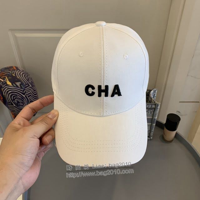 Chanel男女同款帽子 香奈兒新款字母刺繡精品棒球帽鴨舌帽  mm1642